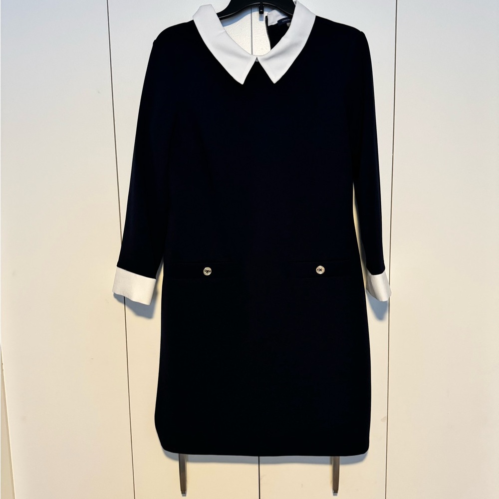 Tommy Hilfiger Black Dress with White Accents